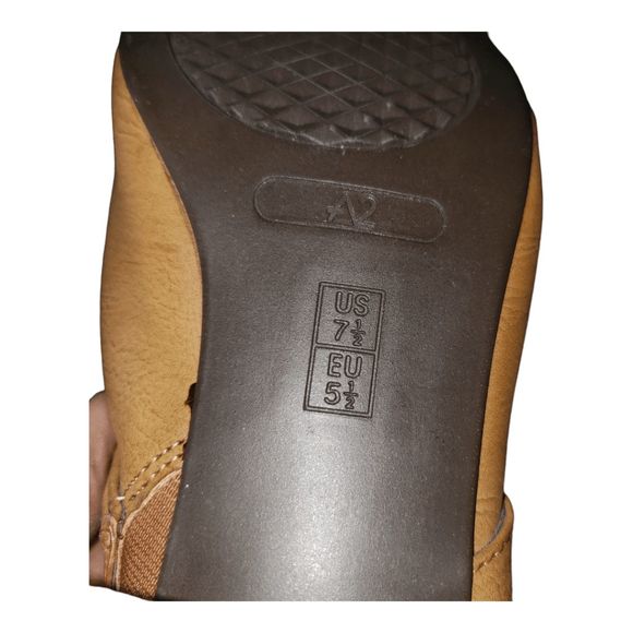 Sh162 Aerosole Taupe A2 Heel Rest Slide on Sandal 7.5 - Picture 2 of 9